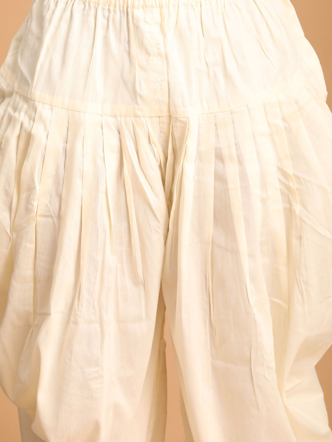 Men's Aqua Georgette Straight Kurta and Dhoti Set