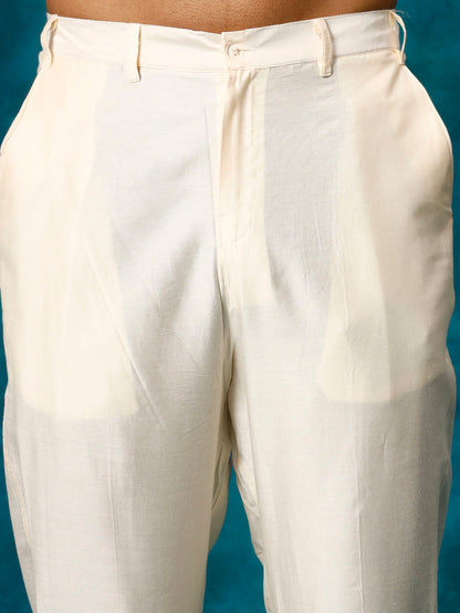 Men's Onion Pink Viscose Straight Kurta Pyjama Set