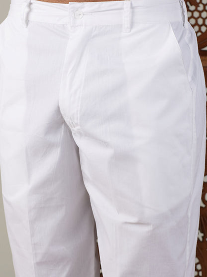 Men's Green Cotton Straight Kurta Pyjama Set