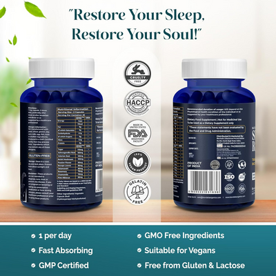Biovitalia Organics Natural Sleep Restore+ Sleeping Capsules