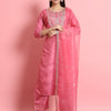 Dhiyona VV Shringar Silk Blend Embroidered Kurta Set with Dupatta