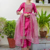 Dhiyona VV Women's Kurta and Trousers Pant Set Silk Blend