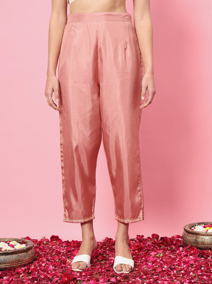 Dhiyona VV VredeVogel Women Kurta and Trousers Pant Set Silk Blend
