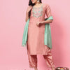 Dhiyona VV VredeVogel Women Kurta and Trousers Pant Set Silk Blend
