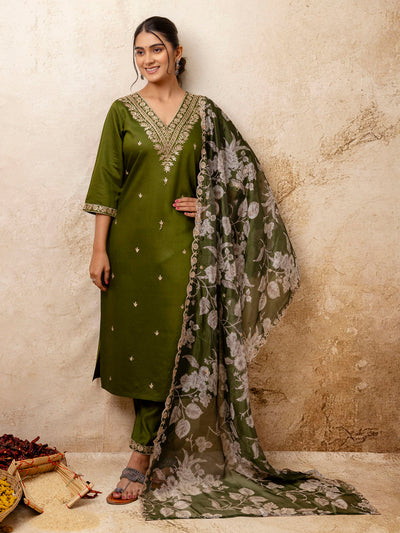 Indyancart VV Women's Kurta and Pant Sets Viscose Rayon Fabric