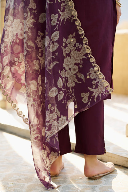 Dhiyona VV Women's Kurta and Pant Sets Viscose Rayon Fabric