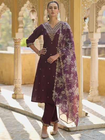Indyancart VV Women's Kurta and Pant Sets Viscose Rayon Fabric