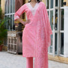 Dhiyona VV Trishna Women Kurta and Pant Sets Silk Blend Fabric