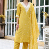 Dhiyona VV Kalpana Women Kurta and Pant Sets Silk Blend Fabric