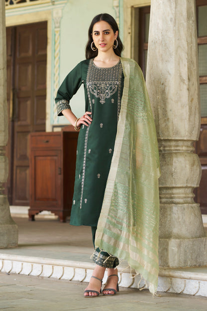 Dhiyona VV Raagini Women Kurta and Pant Sest Viscose Rayon