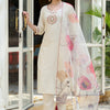 Dhiyona VV Pratha Women Kurta and Pant Sets Cotton Silk Fabric