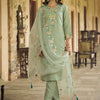 Dhiyona VV Sanskriti Women Kurta and Pant Sets Viscos Roman Silk Fabric