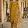 Dhiyona VV Ikat Women Kurta and Pant Sets Cotton Silk Fabric