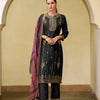 Dhiyona VV Gunjika Viscose Self Jacquard Women Kurta and Trouser Duppata Set