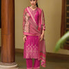 Dhiyona VV Zarqash Viscose Self Jacquard Women Kurta and Trouser Duppata Set