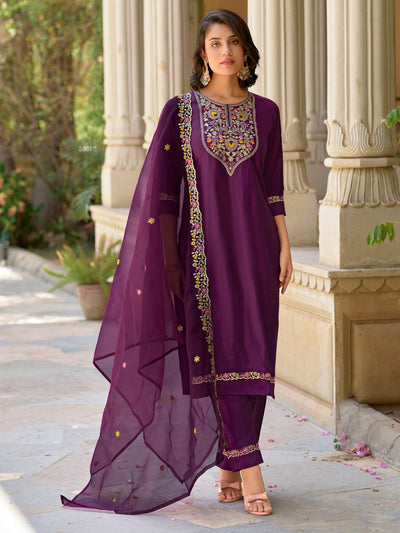 Indyancart VV Usha Viscose Rayon Kurta and Pant