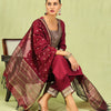 Dhiyona VV Women's Cotton Blend Kurta Pant Dupatta Set