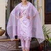 Dhiyona VV Women's Kurta and Pant Sets Viscose Roman Silk Fabric