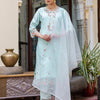 Dhiyona VV Women's Kurta and Pant Sets Viscose Roman Silk Fabric