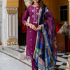 Dhiyona VV Women's Silk Blend Kurta Pant Dupatta Set
