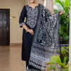 Dhiyona VV Women's Silk Blend Kurta Pant Dupatta Set