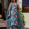 Dhiyona VV Women Cotton Blend Kurta Pant Dupatta Set