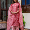 Dhiyona VV Women Cotton Blend Kurta Pant Dupatta Set