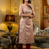 Dhiyona VV Women's Embroidered Silk Blend Straight Kurta