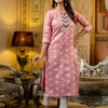 Dhiyona VV Women's Embroidered Silk Blend Straight Kurta