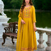 Dhiyona VV Women's Silk Blend Kurta Pant Dupatta Set