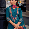 Dhiyona VV Women's Silk Blend Kurta Pant Dupatta Set