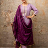 Dhiyona VV Women's Kurta and Pant Sets Silk Blend Fabric