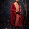 Dhiyona VV Women's Kurta and Pant Sets Silk Blend Fabric