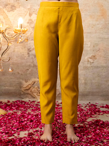 Dhiyona VV Women's Kurta and Pant Sets Simar Silk fabric
