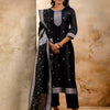 Dhiyona VV Women's Embroidered Cotton Blend Kurta Pant Sets with Dupatta
