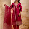 Dhiyona VV Women's Kurta and Pant Sets Chanderi Silk Blend