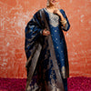 Dhiyona VV Jasleen Premium Kurta Set with Bottom and Dupatta Zari Work Comfortable Stylish