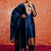 Dhiyona VV Saanvi Women Silk Blend Kurta Pant Dupatta Set