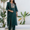 Dhiyona VV Meher Women Kurta and Trousers Pant Sets Cotton Blend