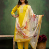 Dhiyona VV Joshika Women Kurta and Trousers Pant Sets Cotton Blend