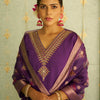 Dhiyona VV Apeksha Elegant Silk Blend Kurta Set with Beaded Embroidered Design & Organza Dupatta