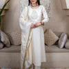 Dhiyona VV Sharvani Anarkali Kurta and Pant Dupatta Set