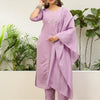 Dhiyona VV Lavender Womens Traditional Kurta Pant Set with Dupatta