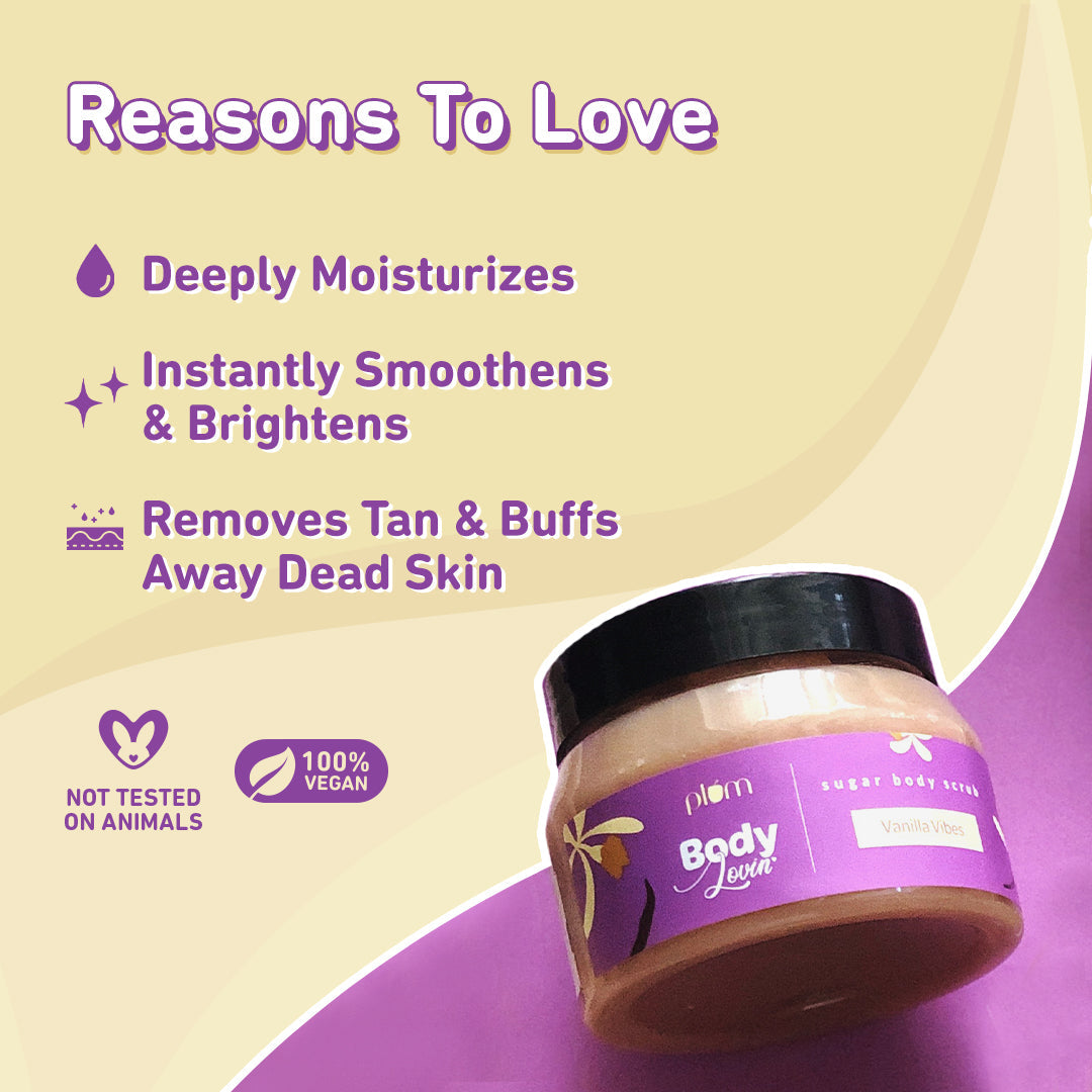 Vanilla Vibes Sugar Body Scrub by BodyLovin'