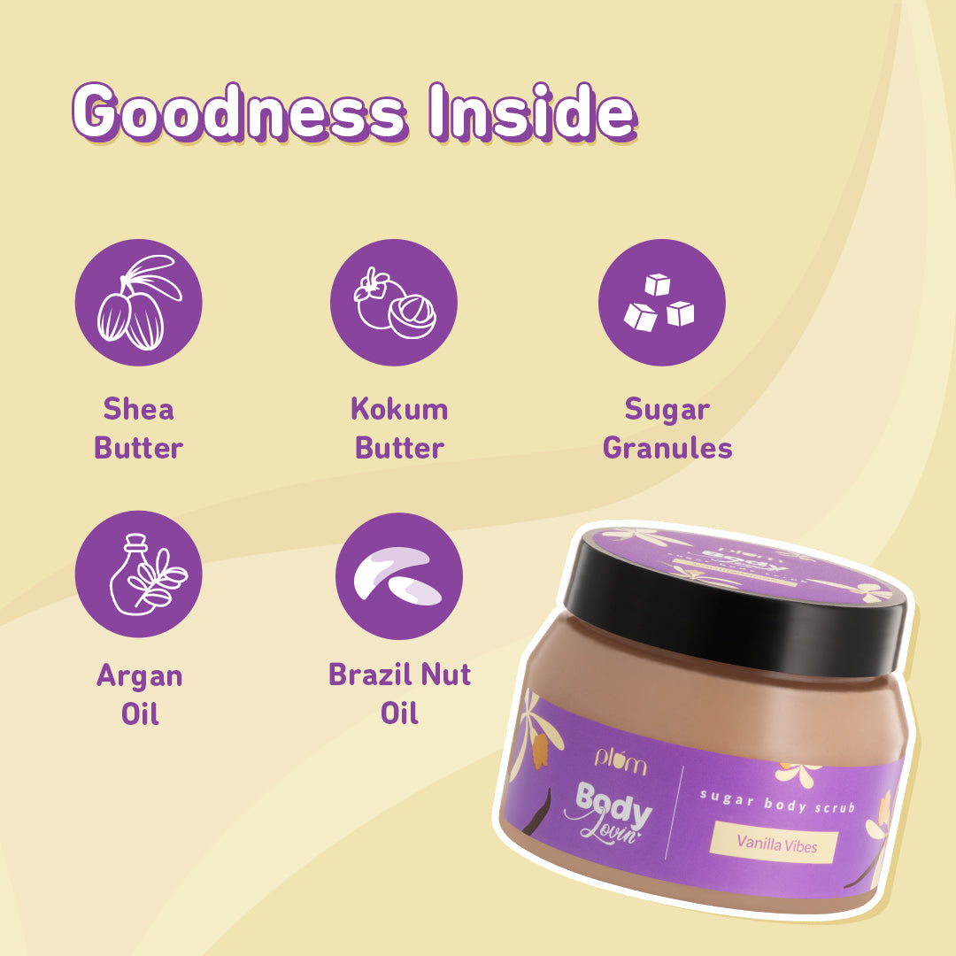 Vanilla Vibes Sugar Body Scrub by BodyLovin'