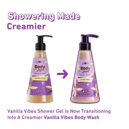 Plum Goodness Vanilla Vibes Body Wash by BodyLovin'