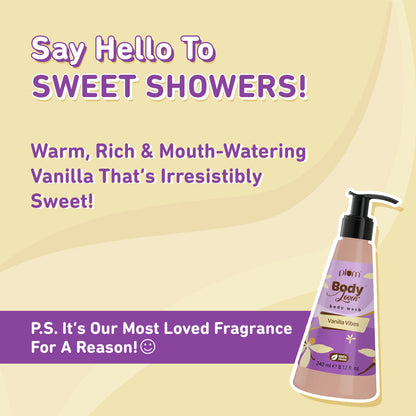 Plum Goodness Vanilla Vibes Body Wash by BodyLovin'
