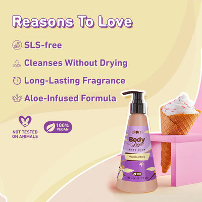 Best of Vanilla Vibes Bath & Body Bundle by BodyLovin'