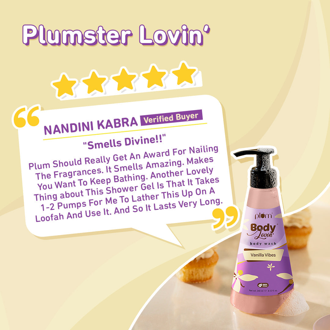 Plum Goodness Vanilla Vibes Body Wash by BodyLovin'