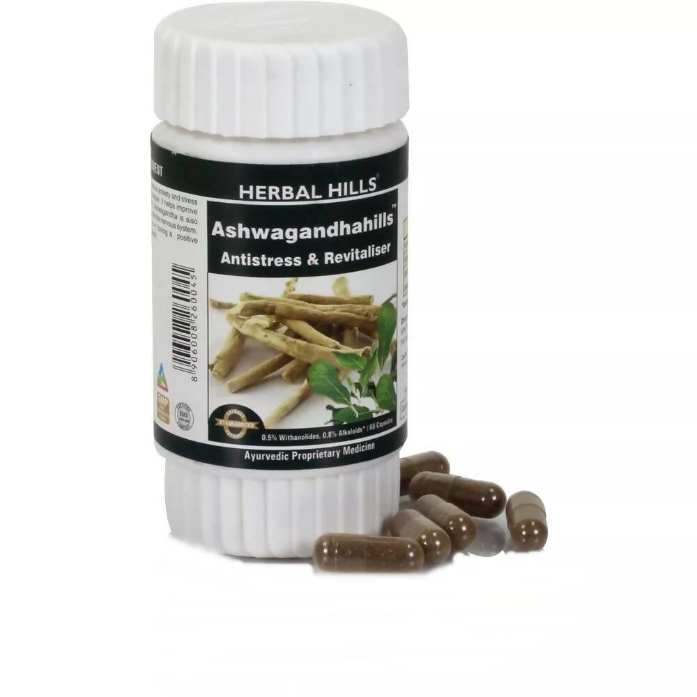 Herbal Hills Ashwagandhahills Capsules - Indyancart